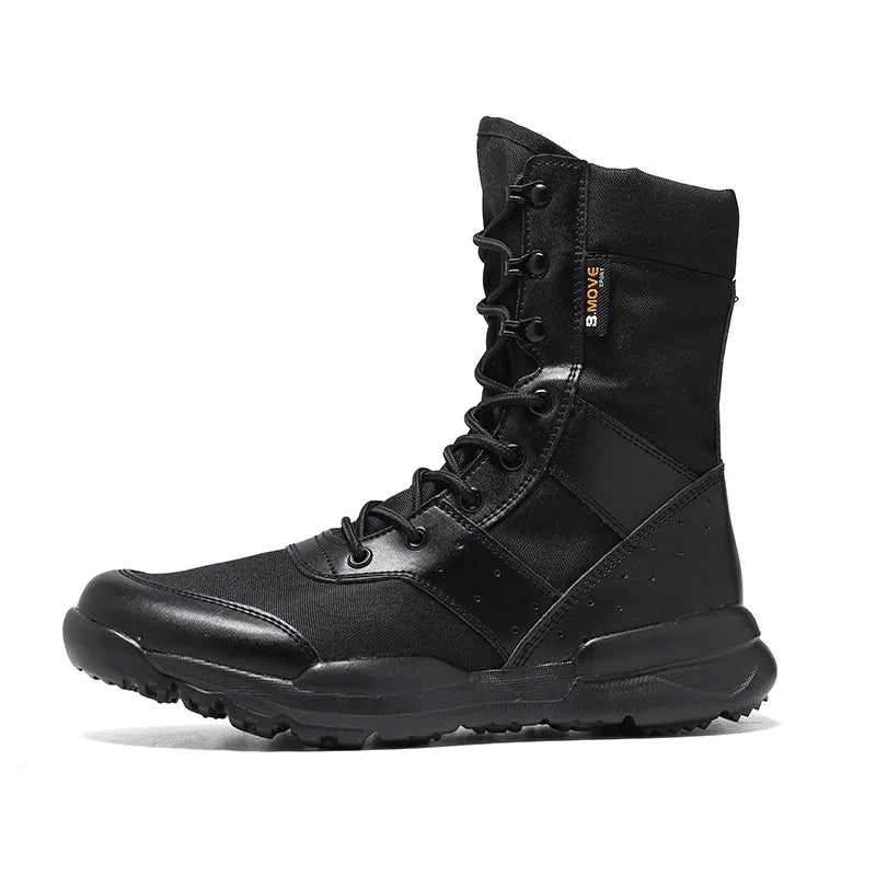 Summer Breathable Desert Hiking Boots for Men – Tactical and Lightweight image