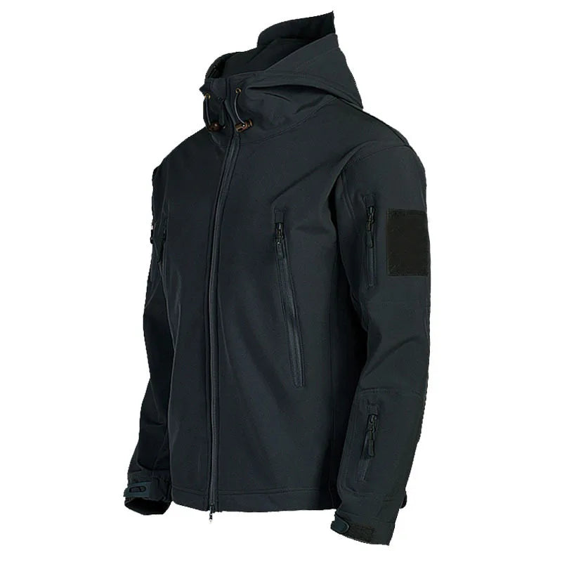 2024 New Tactical Jacket: Ultimate Combat Soft Shell for Men - black, XL 73-80KG image