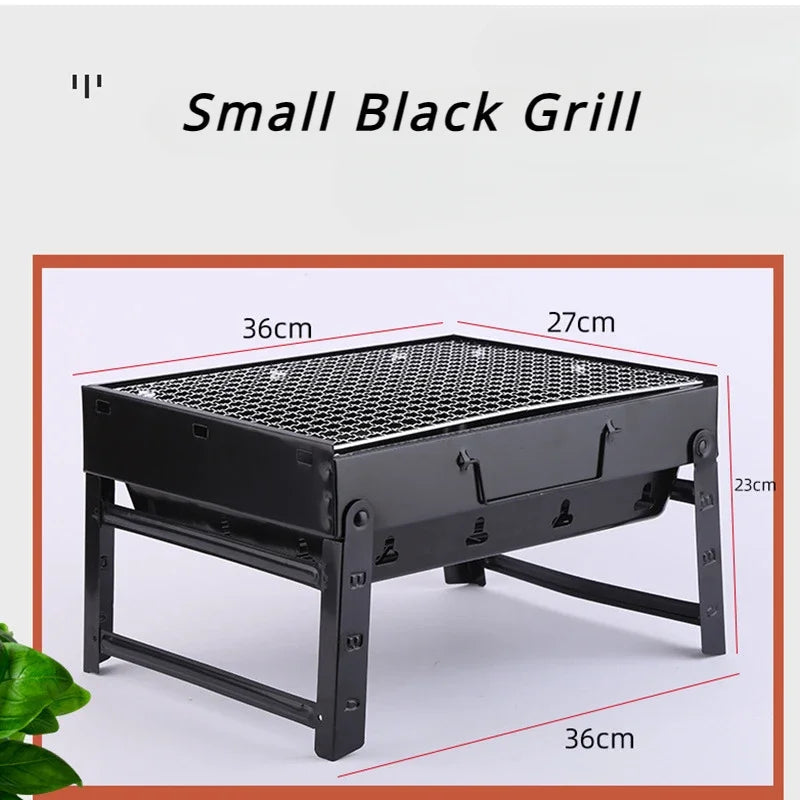 Portable 60cm Foldable Barbecue Grill for Outdoor Gatherings image 5