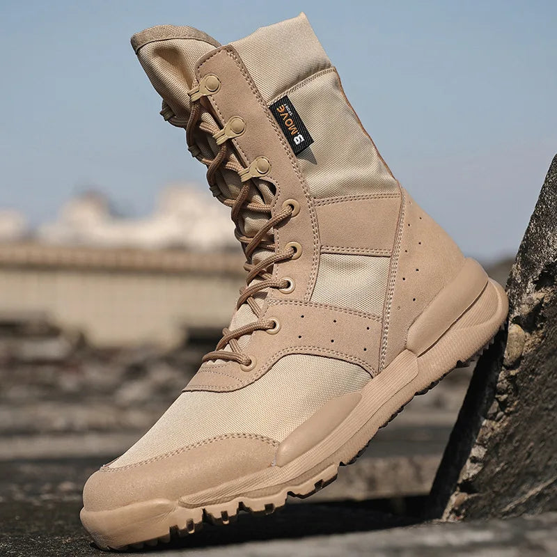 Summer Breathable Desert Hiking Boots for Men – Tactical and Lightweight image 2