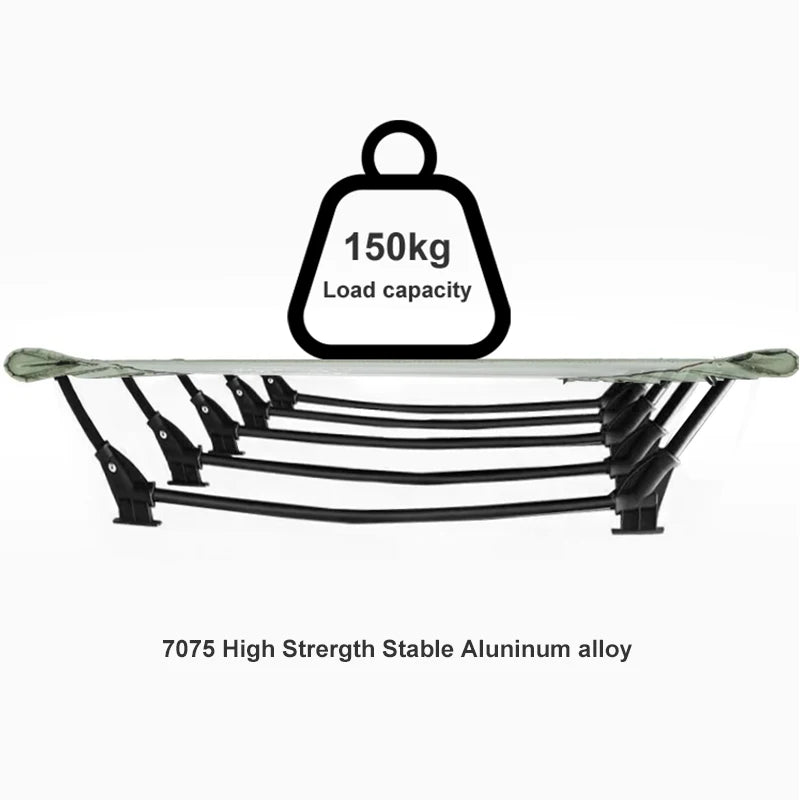WESTTUNE Camping Cot – Ultralight and Portable Folding Bed for Outdoor Adventures image 1