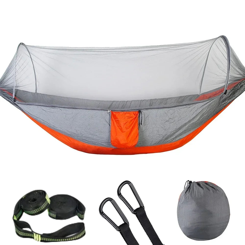 2023 Camping Hammock with Mosquito Net – Lightweight &amp; Portable image 13