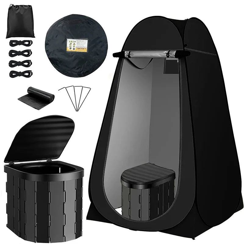 Portable Pop-Up Toilet Tent – Privacy Shelter for Camping &amp; Outdoor Travel image 6