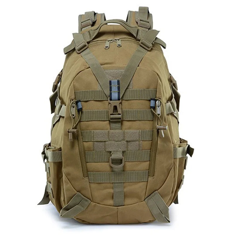 Tactical Outdoor Backpack – Versatile Gear for Adventurers - Khaki, 30 - 40L image