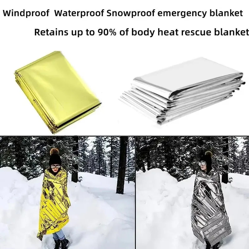 Outdoor Survival Emergency Blanket – Essential Gear for Adventure and Safety image 3