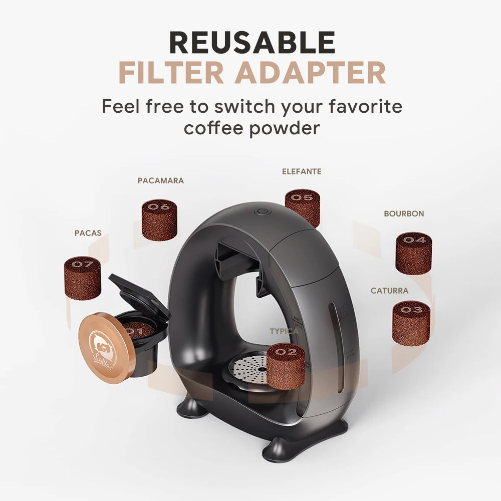 Portable Coffee Maker – Low Decibel Americano Capsule Machine image 3