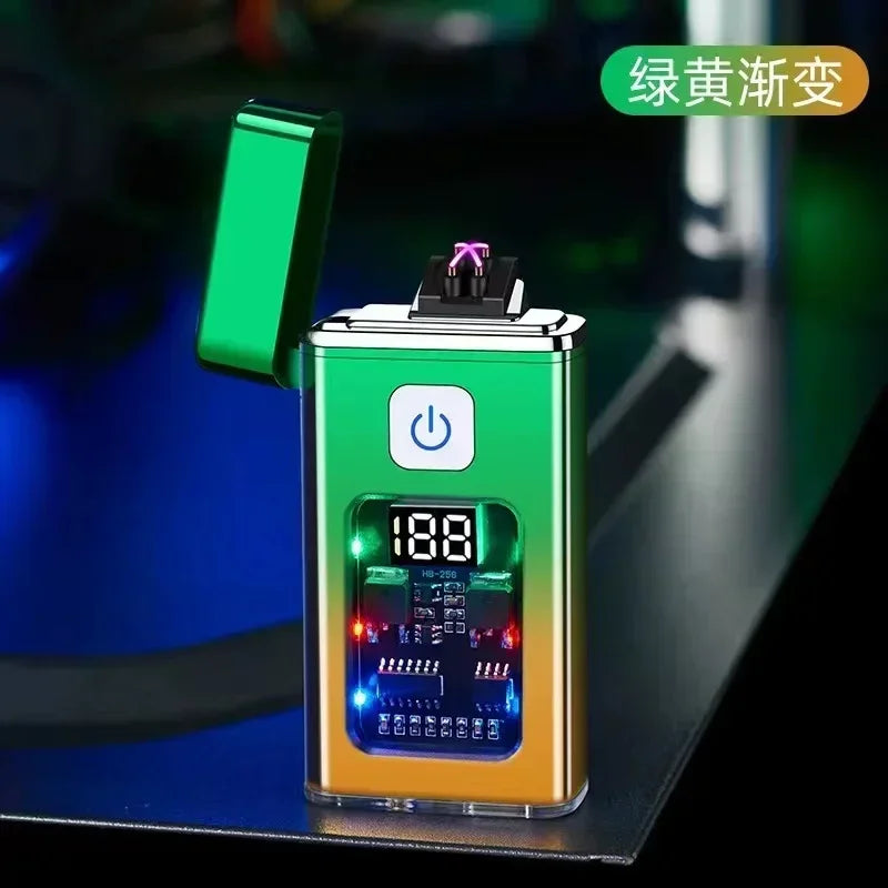 Stylish USB Rechargeable Electric Lighter – Dual ARC Plasma for Outdoor Use image 7