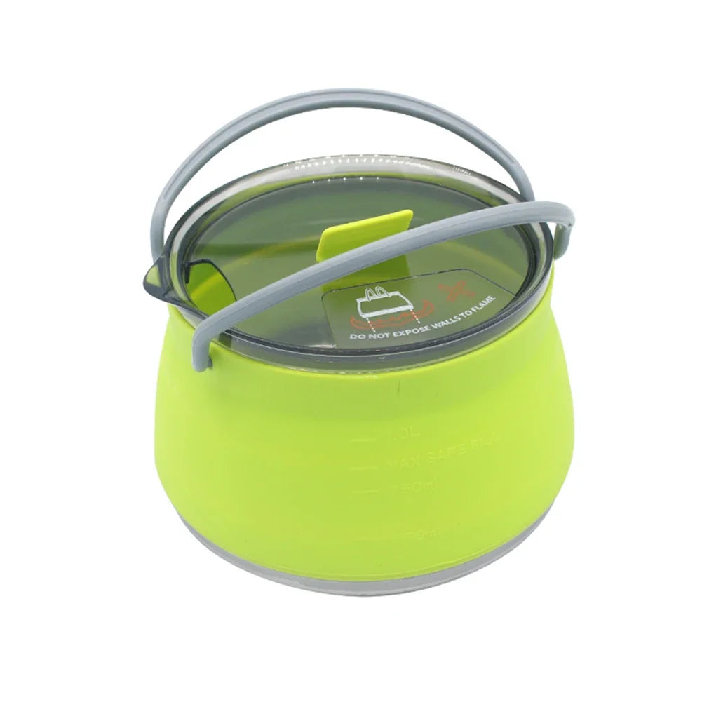 Portable Foldable Silicone Kettle for Outdoor Adventures image 11
