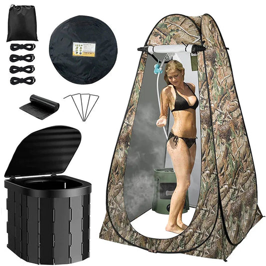 Portable Pop-Up Toilet Tent – Privacy Shelter for Camping &amp; Outdoor Travel image 5