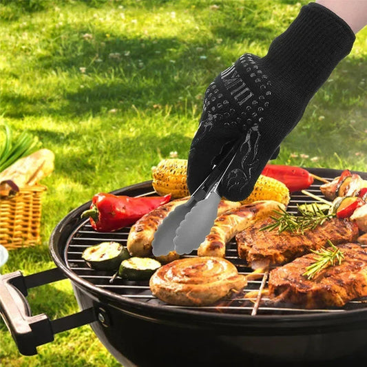 BBQ Microwave Oven Gloves – High Temperature Resistant Mitts for Cooking image 1