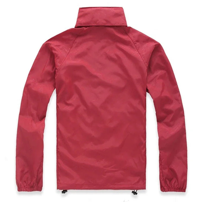 DIMUSI Men's &amp; Women's Quick Dry UV Protection Windbreaker Jacket image 2