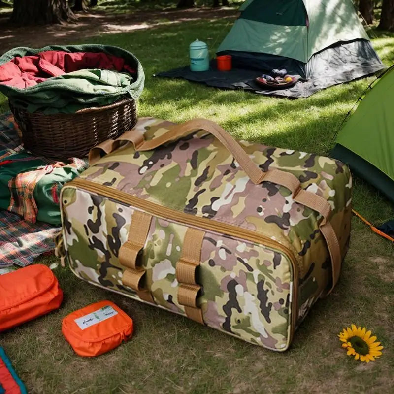 Portable Waterproof Utensil &amp; Seasoning Bag for Outdoor Adventures image 2