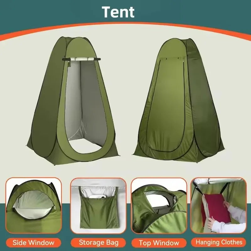 Portable Pop-Up Toilet Tent – Privacy Shelter for Camping &amp; Outdoor Travel image 3