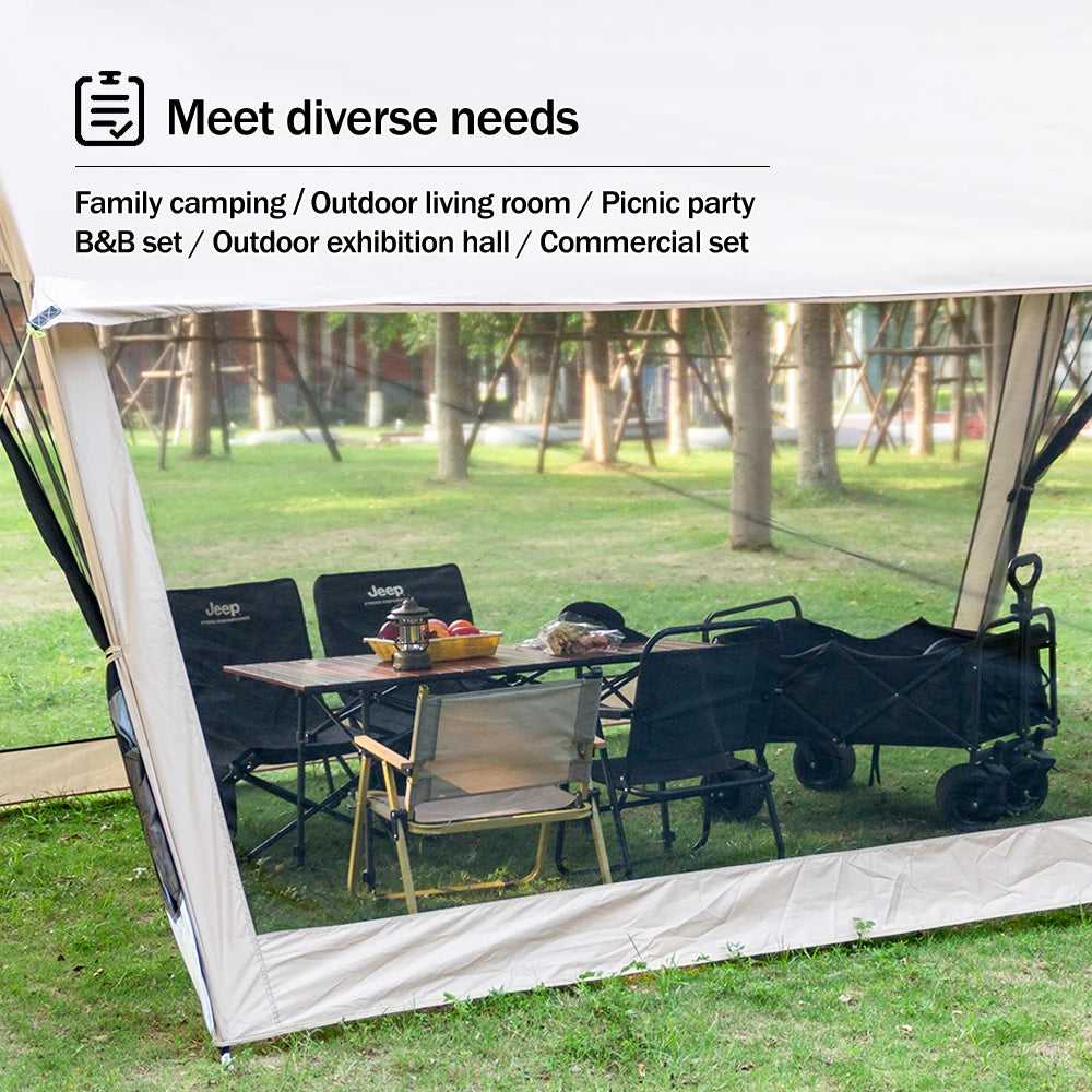 210D Outdoor Family Tent – Spacious, Portable, and Protective Shelter image 4