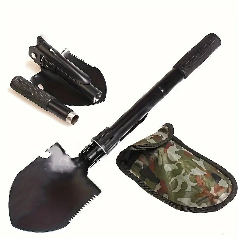 4-in-1 Multifunctional Folding Shovel – Essential Outdoor Survival Tool image 6