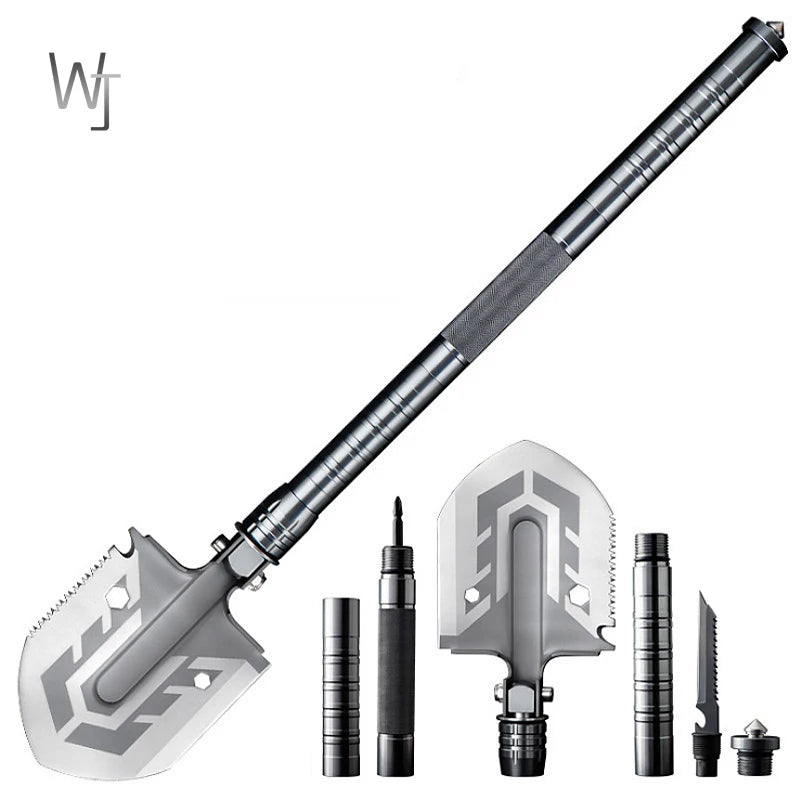 Outdoor Multi-purpose Folding Shovel – Essential Camping and Garden Tool - UNITED KINGDOM image
