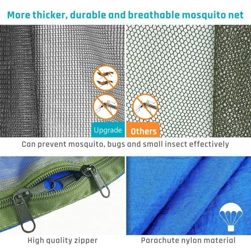2023 Camping Hammock with Mosquito Net – Lightweight &amp; Portable image 5