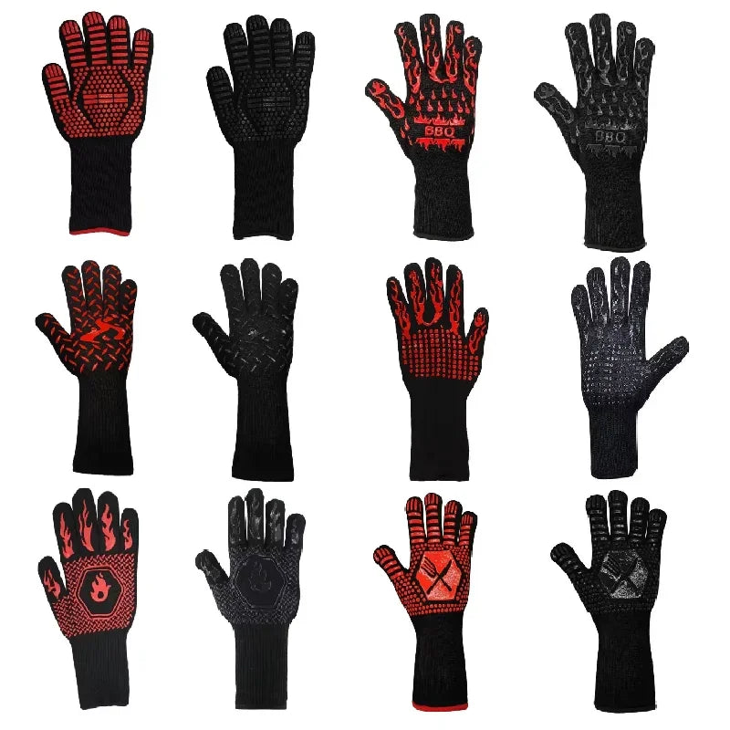 BBQ Microwave Oven Gloves – High Temperature Resistant Mitts for Cooking image 6
