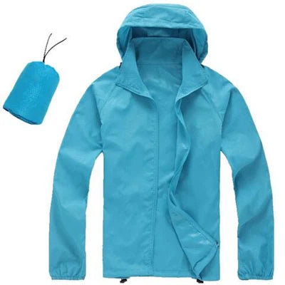 DIMUSI Men's &amp; Women's Quick Dry UV Protection Windbreaker Jacket image 10