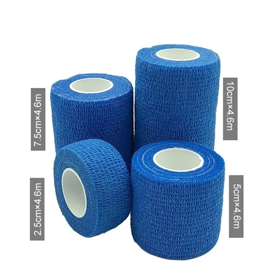 Blue Waterproof Self-Adhesive Elastic Bandage – Essential First Aid Kit image 0
