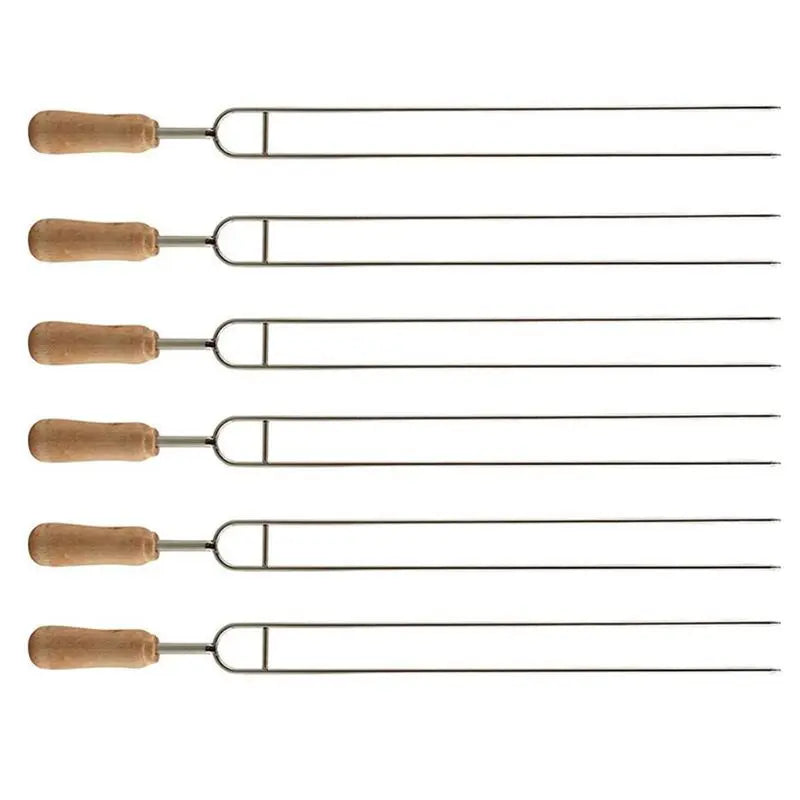 Stainless Steel U-Shaped BBQ Skewers – Perfect for Grilling Enthusiasts image 0