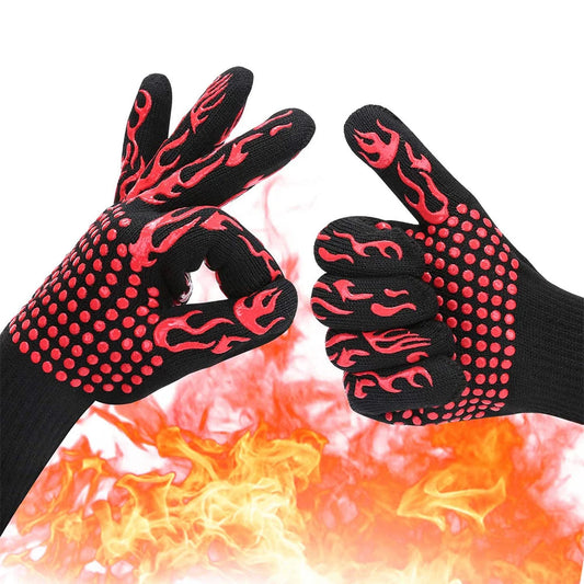 BBQ Grill Gloves – High Temperature Resistance Oven Mitts for Safe Grilling image 0