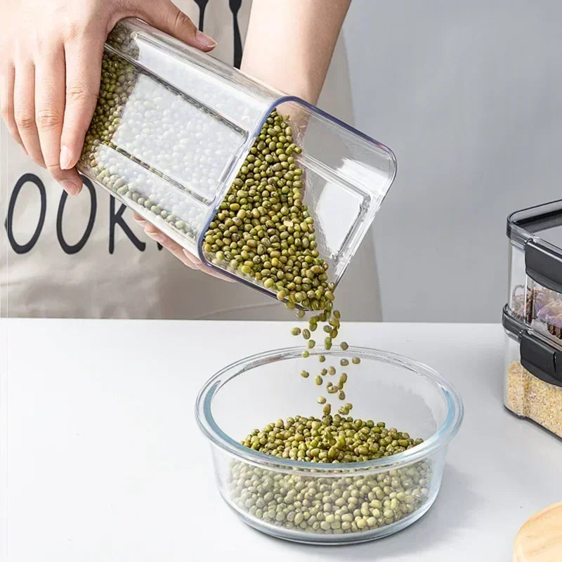 Stackable Plastic Food Storage Containers – Versatile Kitchen Organization image 2