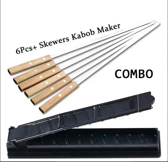 Premium Stainless Steel Kebab Skewers for Global Culinary Delights image 9