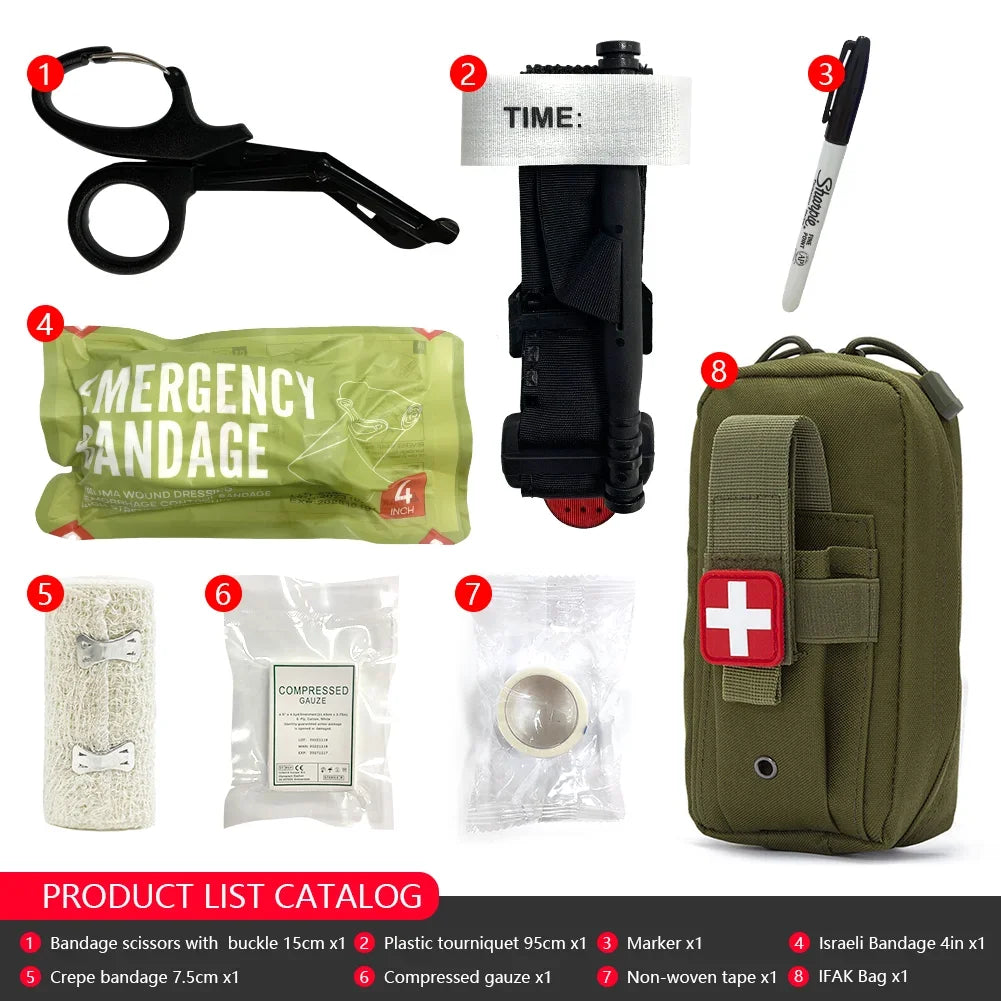 Portable Medium Bag First Aid Pouch – Essential Survival Kit for Emergencies image 0
