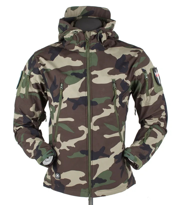 2024 New Tactical Jacket: Ultimate Combat Soft Shell for Men - Image Color 1, 4XL 95-105KG image