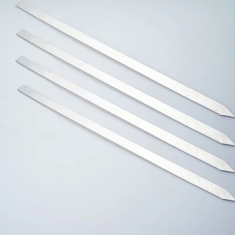 Premium 50cm Stainless Steel BBQ Skewers for Global Grilling Enthusiasts image 10
