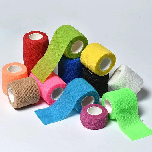 Blue Waterproof Self-Adhesive Elastic Bandage – Essential First Aid Kit image 1