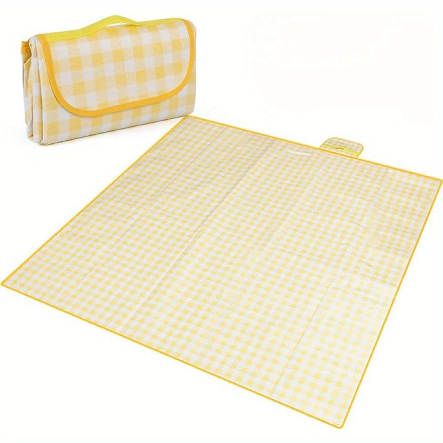 Yellow Green Red Foldable Picnic Mat – Perfect for Outdoor Adventures image 7