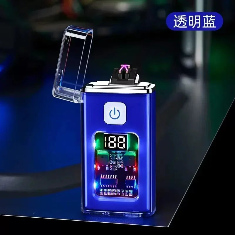 Stylish USB Rechargeable Electric Lighter – Dual ARC Plasma for Outdoor Use image 14
