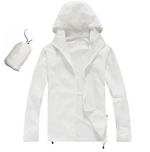 DIMUSI Men's &amp; Women's Quick Dry UV Protection Windbreaker Jacket image 5