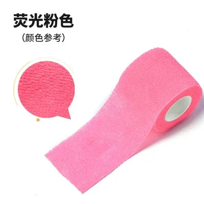 Blue Waterproof Self-Adhesive Elastic Bandage – Essential First Aid Kit - Pink, 7.5cmx4.5m image