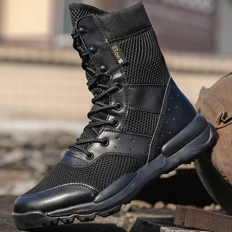 Summer Breathable Desert Hiking Boots for Men – Tactical and Lightweight image 1