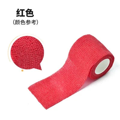 Blue Waterproof Self-Adhesive Elastic Bandage – Essential First Aid Kit - Red, 5cmx4.5m image
