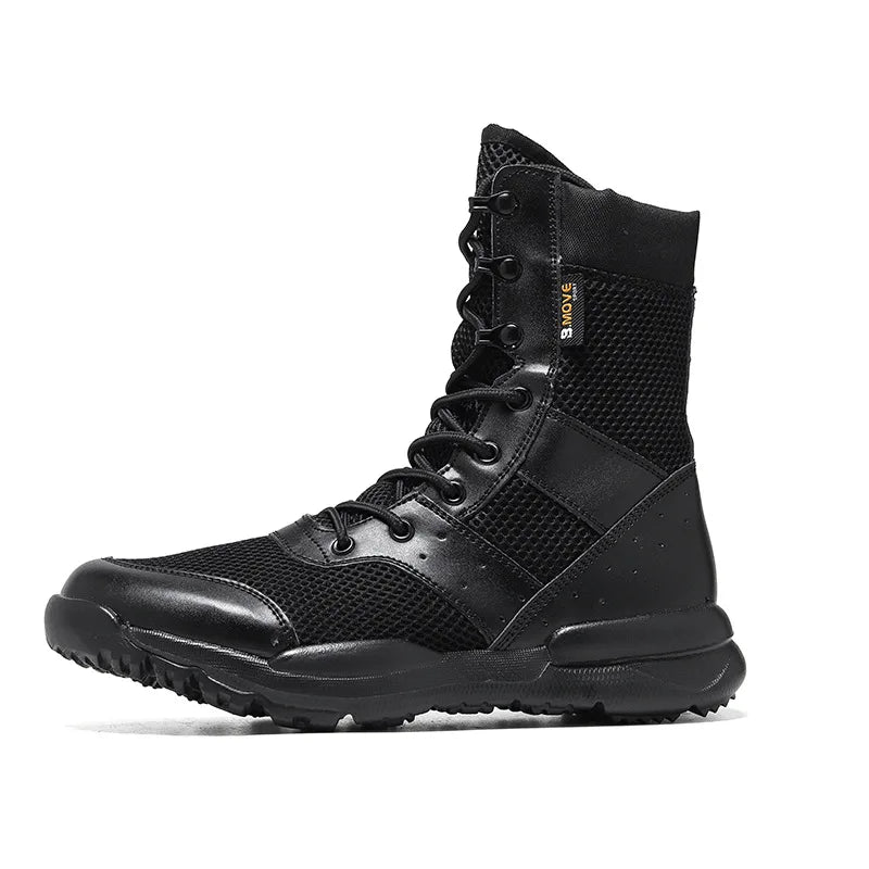 Summer Breathable Desert Hiking Boots for Men – Tactical and Lightweight image