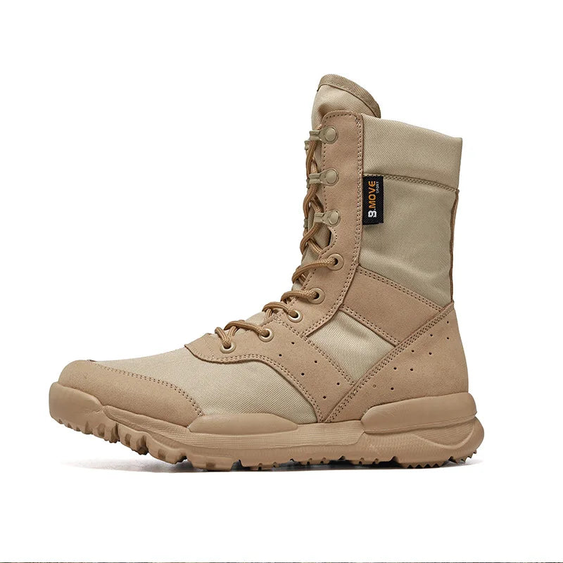 Summer Breathable Desert Hiking Boots for Men – Tactical and Lightweight image