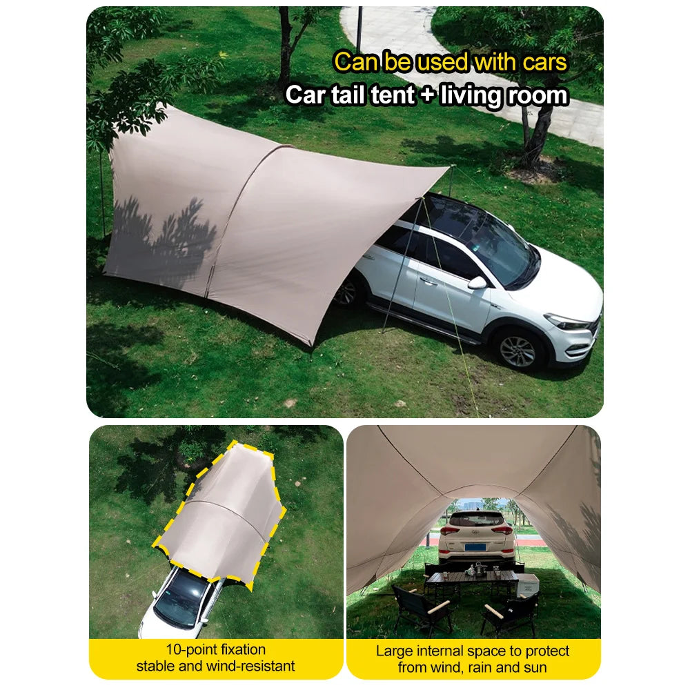 8-10 Person Camping Sun Shade Canopy – Ultimate Outdoor Shelter image 1