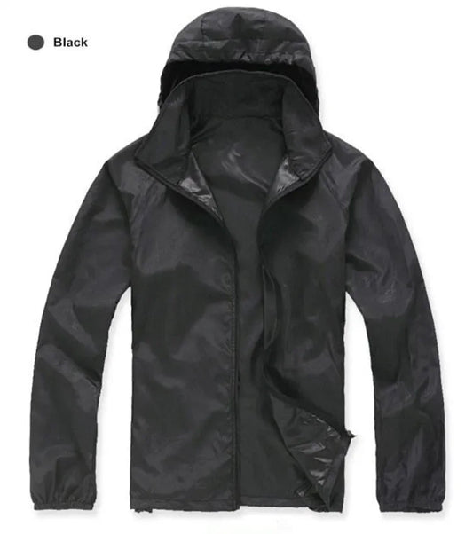 DIMUSI Men's &amp; Women's Quick Dry UV Protection Windbreaker Jacket image 1