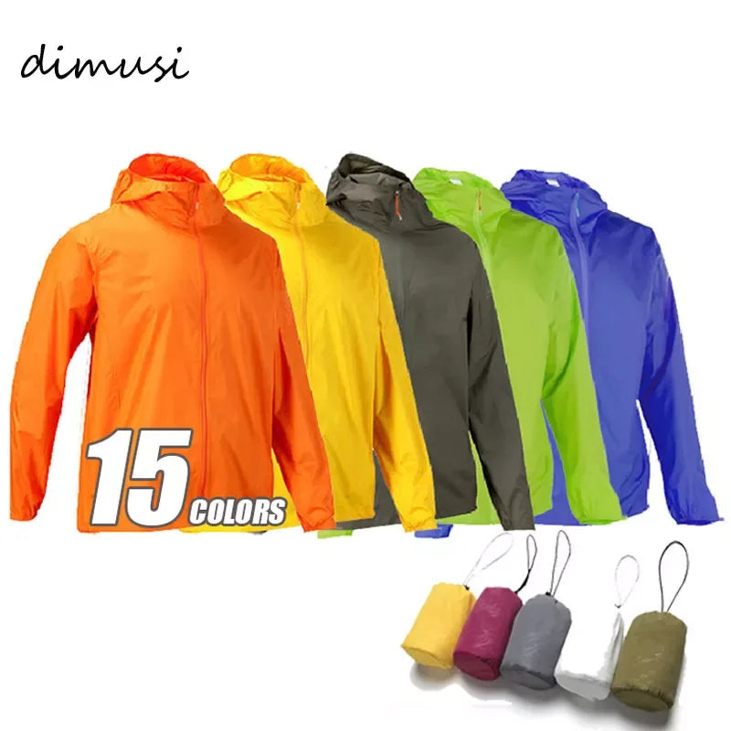 DIMUSI Men's &amp; Women's Quick Dry UV Protection Windbreaker Jacket image 0