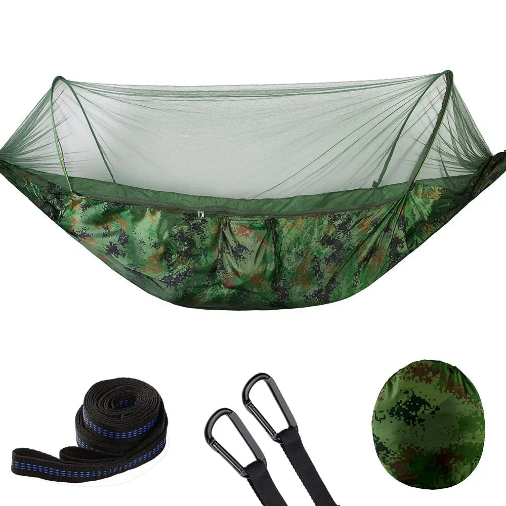 2023 Camping Hammock with Mosquito Net – Lightweight &amp; Portable image 11