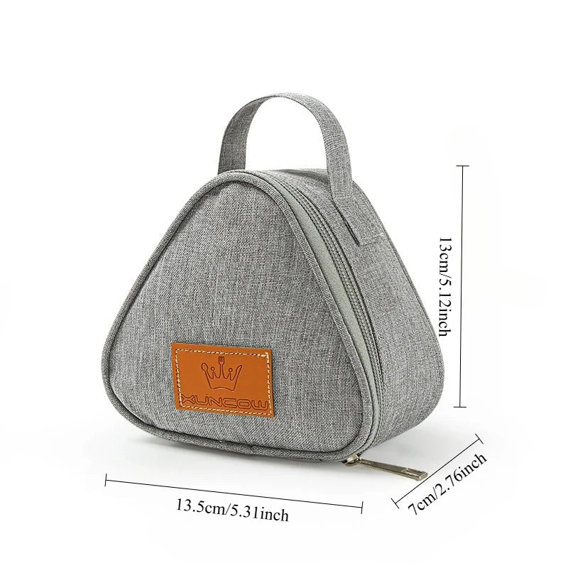Portable Triangle Insulation Bag – Perfect for Rice, Sandwiches, and More image 5